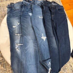 Express Women's Skinny Jeans in Various Blue Shades